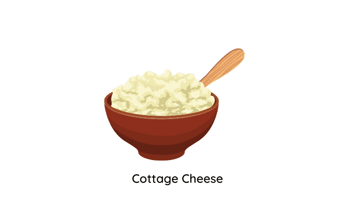 A bowl of cottage cheese - Foods to eat to lose weight
